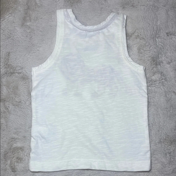C.C White and Brown Lion Graphic Tank Top - Picture 3 of 8